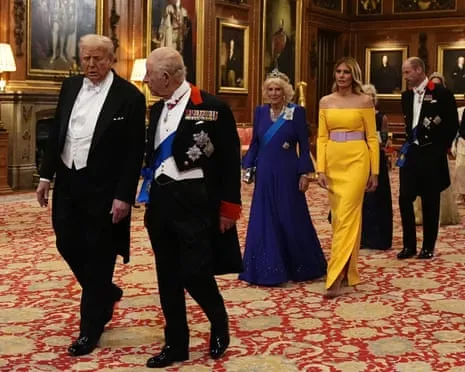 The Royal Family Roll Out Red Carpet During Protests; Kimmel Taken Off Air Due To Kirk Comments